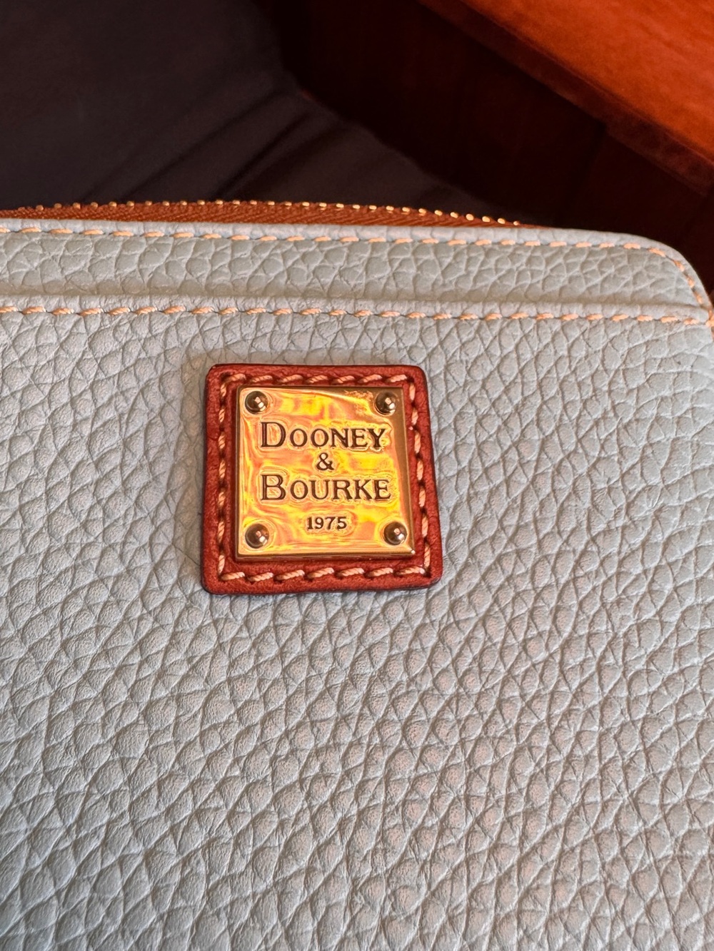 Dooney & Bourke Light Blue Leather Crossbody and wallet - Picture 5 of 13